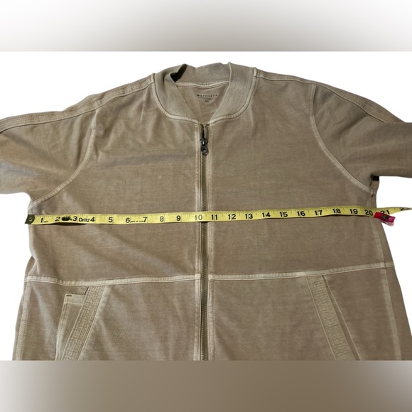 Athleta tan color jacket with front zipper size Medium tall - Picture 5 of 8